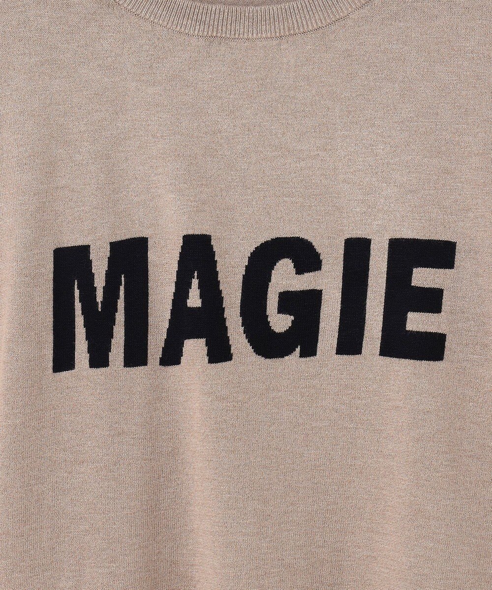 ANY L 【洗濯機可】インターシャロゴニット 