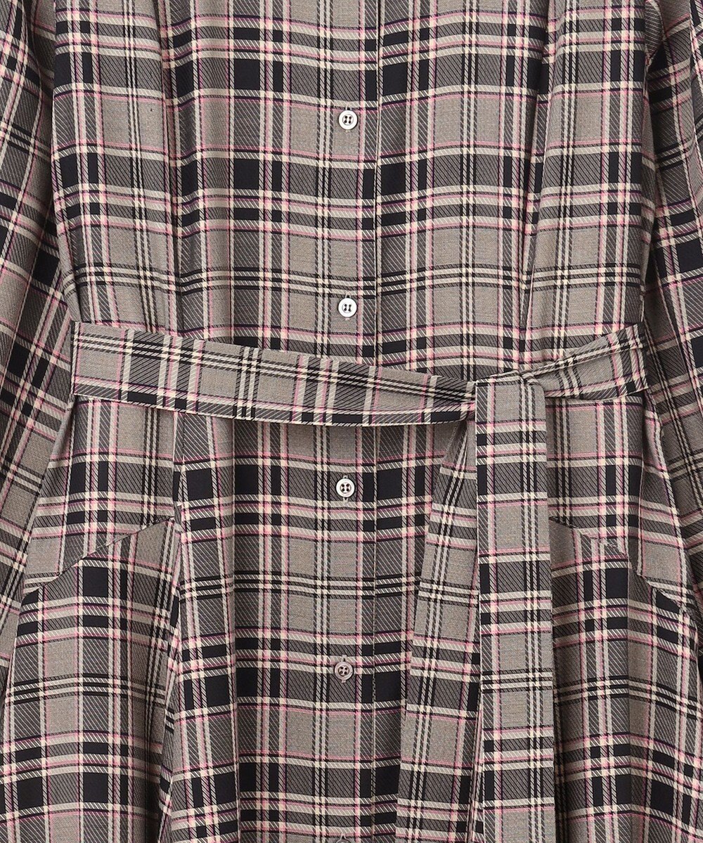 組曲 L シアーツイルチェック ワンピース 