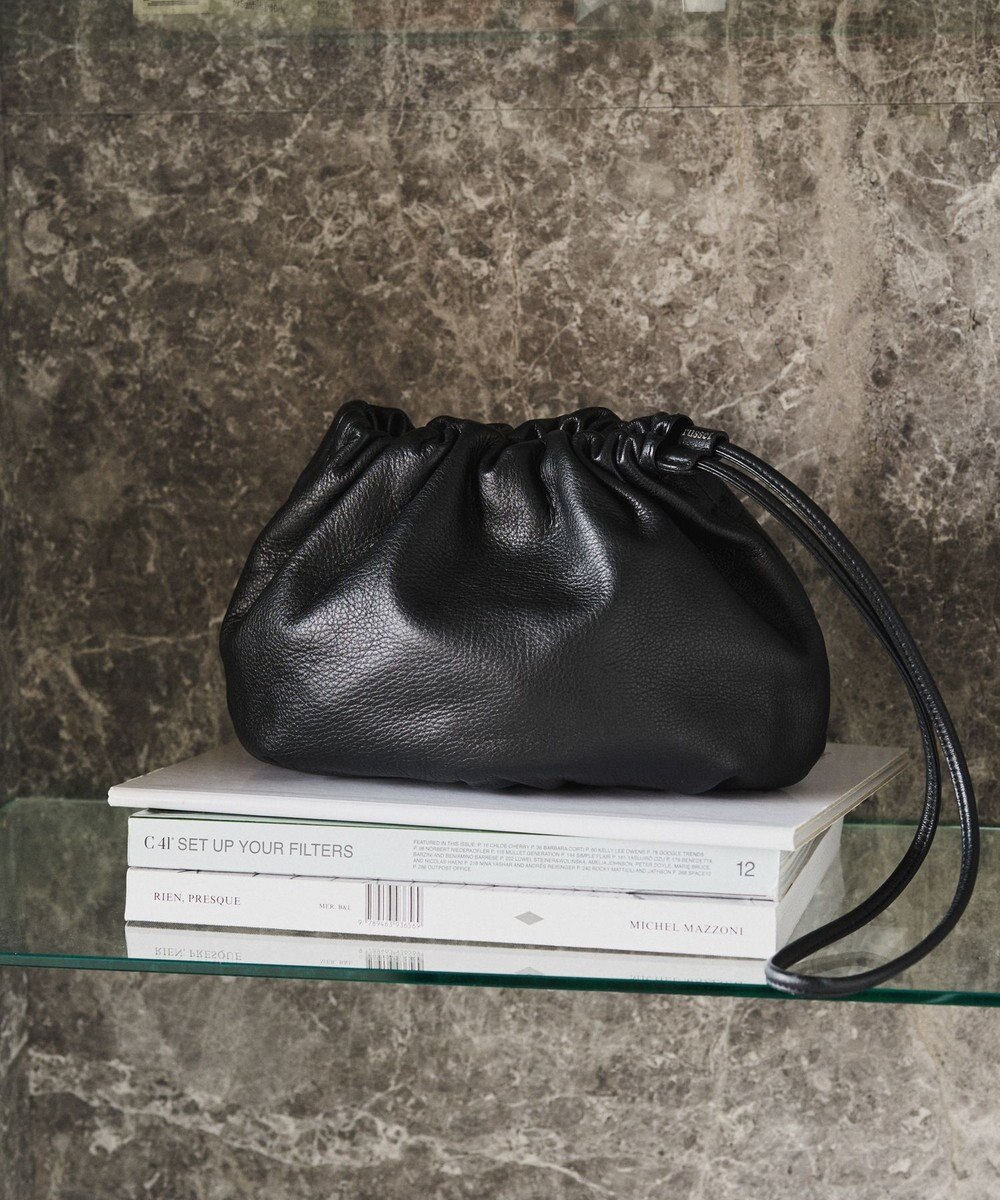 russet レザー巾着4WAYショルダーバッグ(CE-1454) 