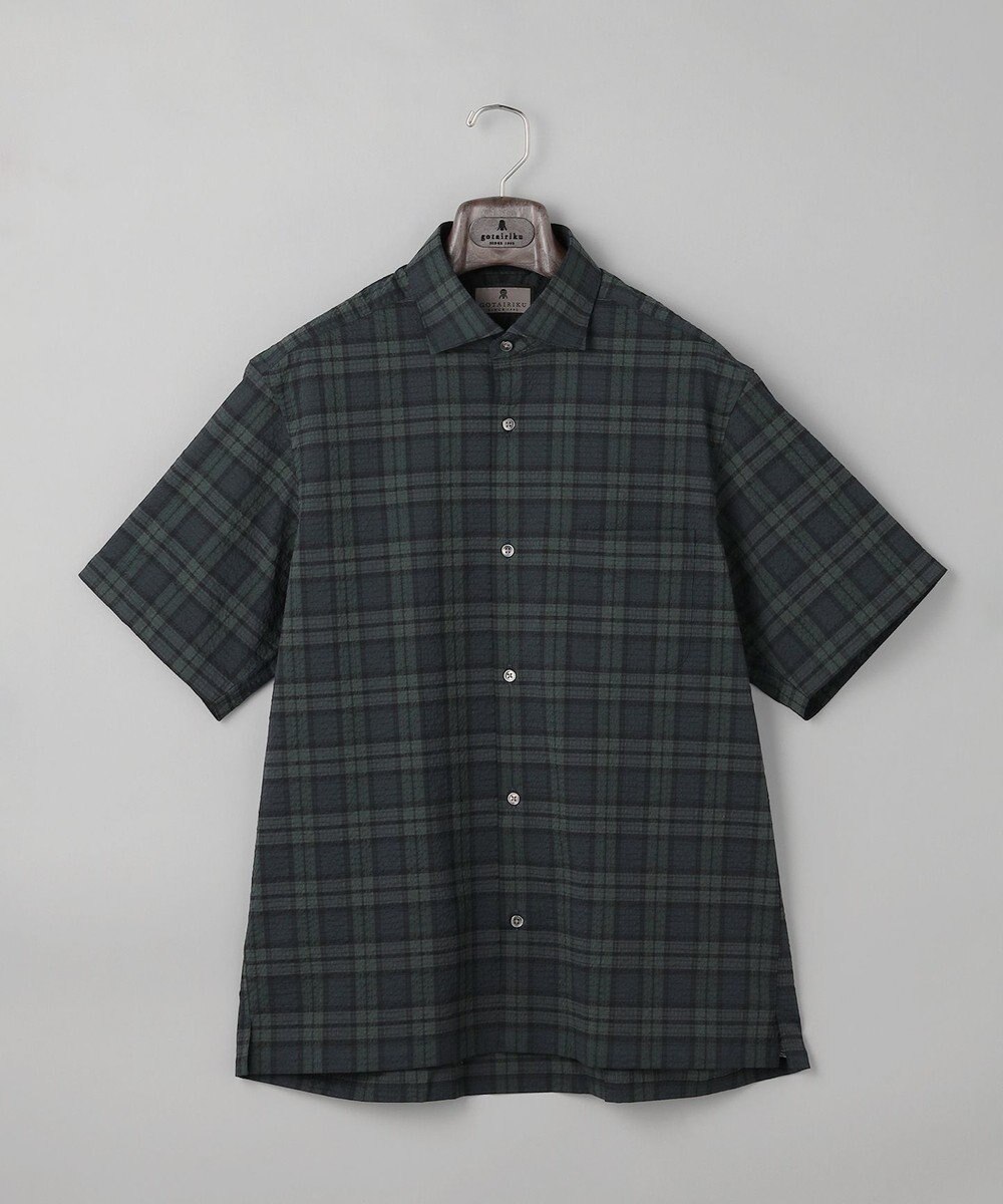 GOTAIRIKU リラックスシルエット【高通気性/吸水速乾】ドッツエアー クールマックスサッカーシャツ 