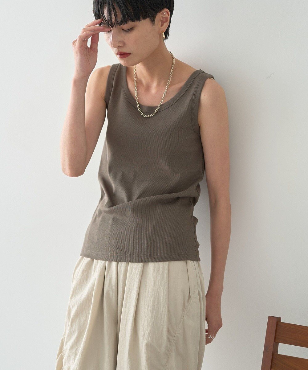 AMERICAN HOLIC テレコタンクトップ 