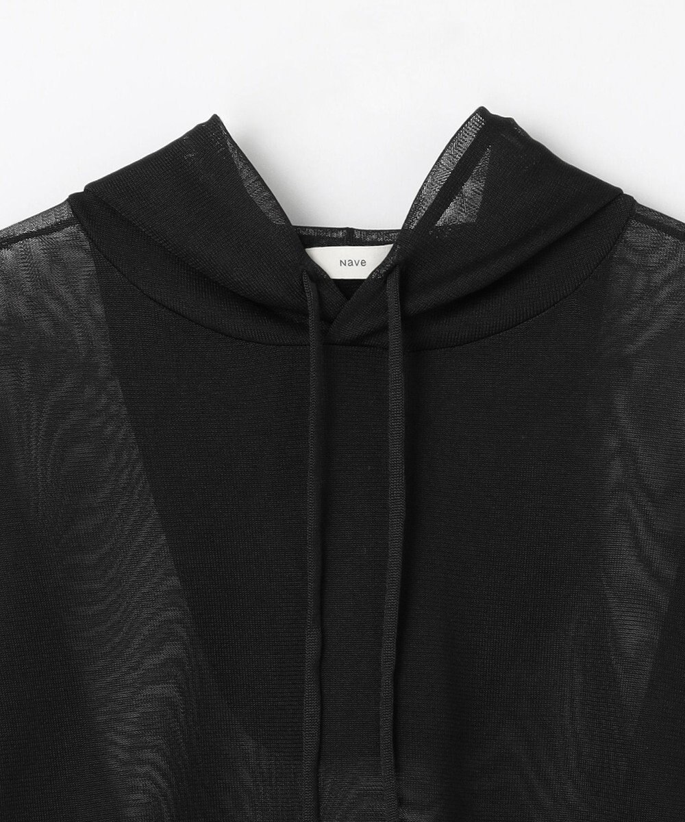 NAVE 【Nave・洗える】シアーニット パーカー 