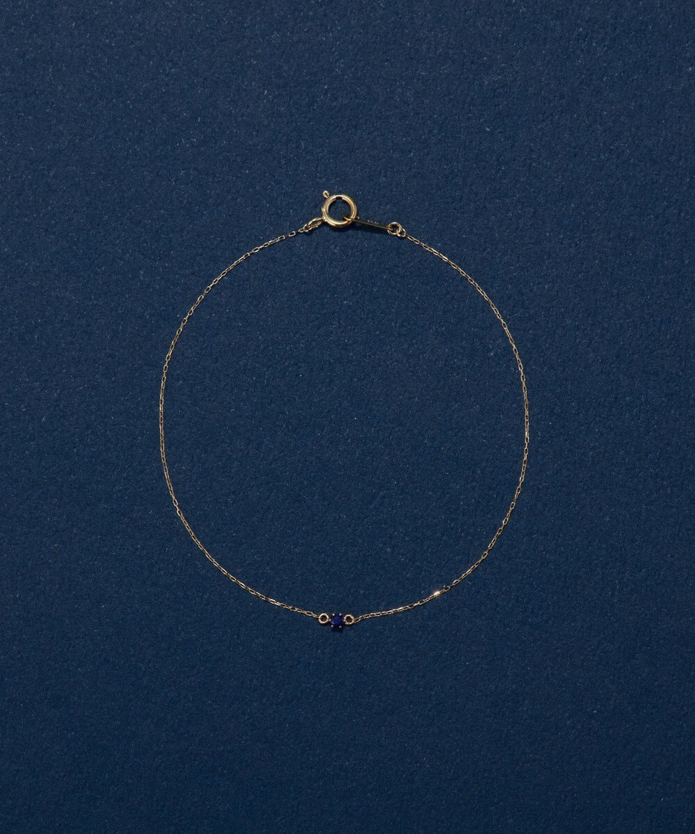 Phoebe 【K10】プチラピスラズリブレスレット　ネイビー/天然石/12月誕生石 