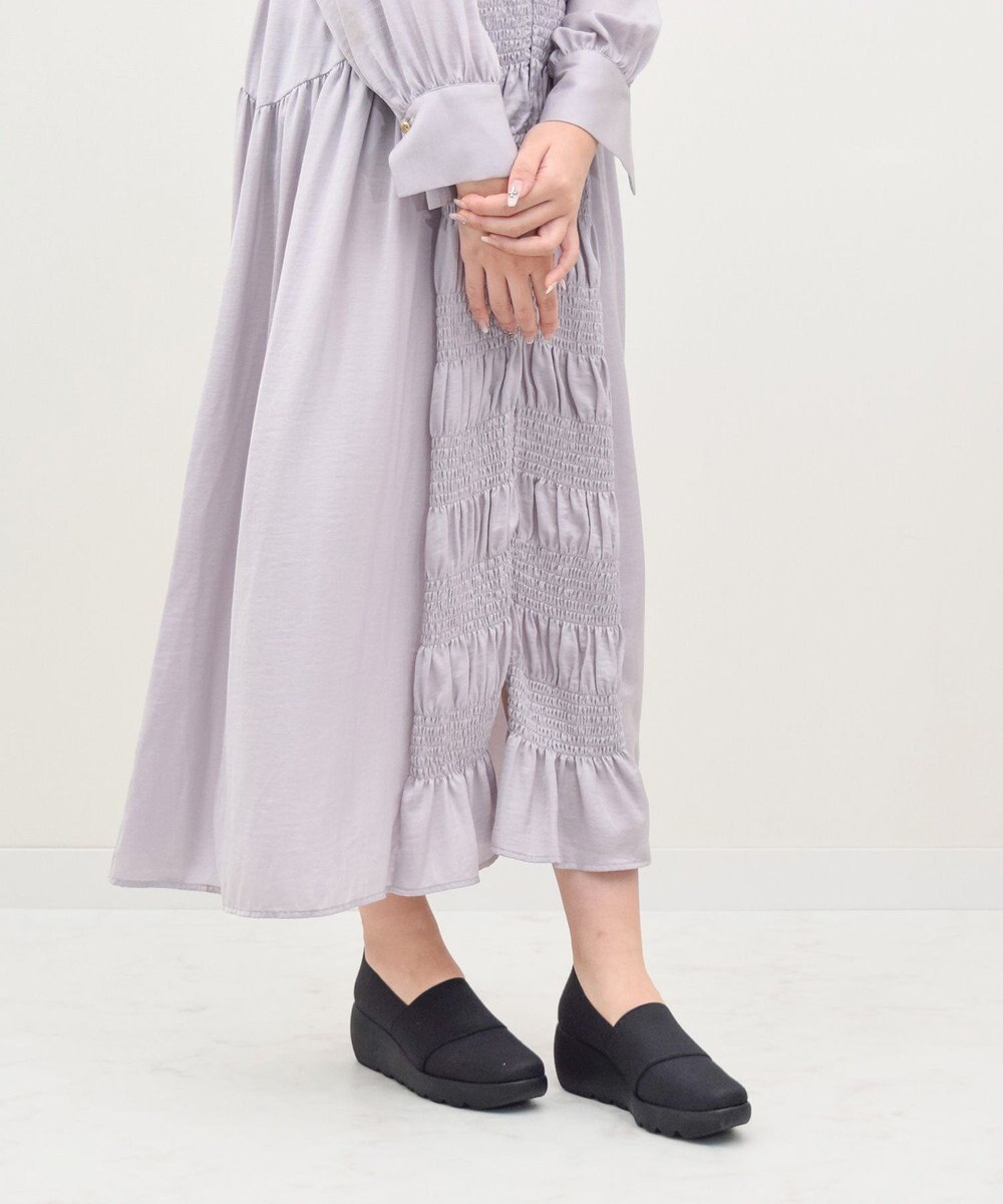 Bridget Birkin 【Bridget Birkin】甲ゴムヒールアップレインパンプス 