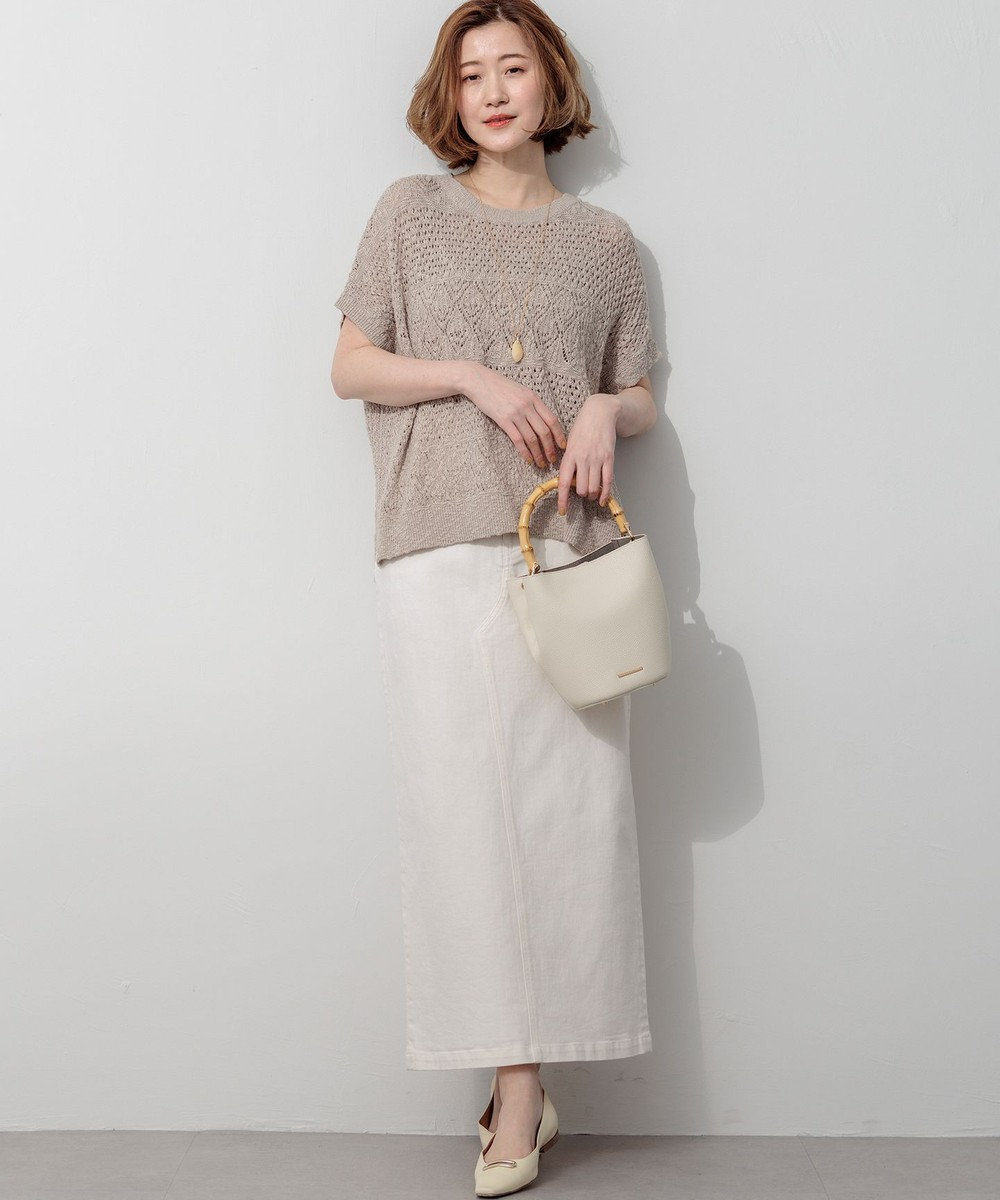 23区 【先行予約】バンブーハンドル 2WAY ミニマル バッグ 