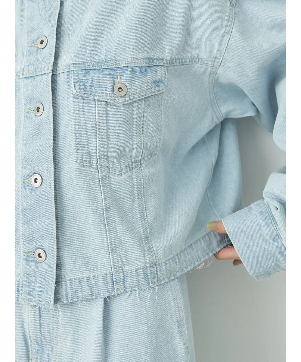 earth music&ecology ノーカラーＧジャン 