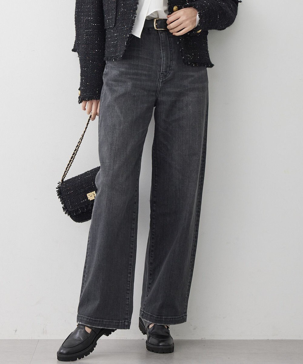 23区 S 【滝沢眞規子さん着用/VERY掲載/洗える】23区DENIM ストレッチ ワイドパンツ 