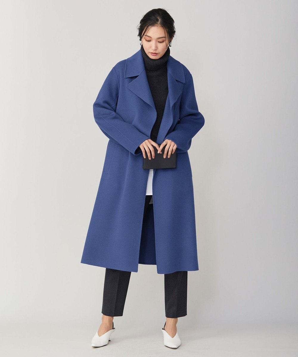 ICB ウールリバー ロングトレンチコート 