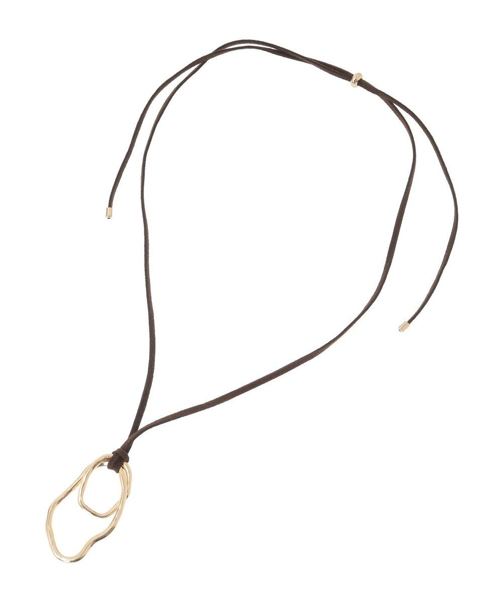 AMERICAN HOLIC メタルフープスライドネックレス 