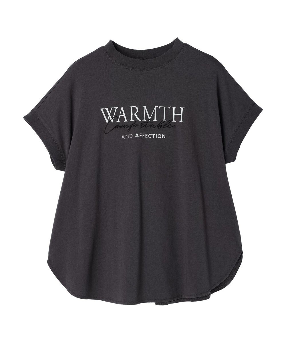 Green Parks フレンチスリーブ筆記体刺繍ロゴプルオーバー 