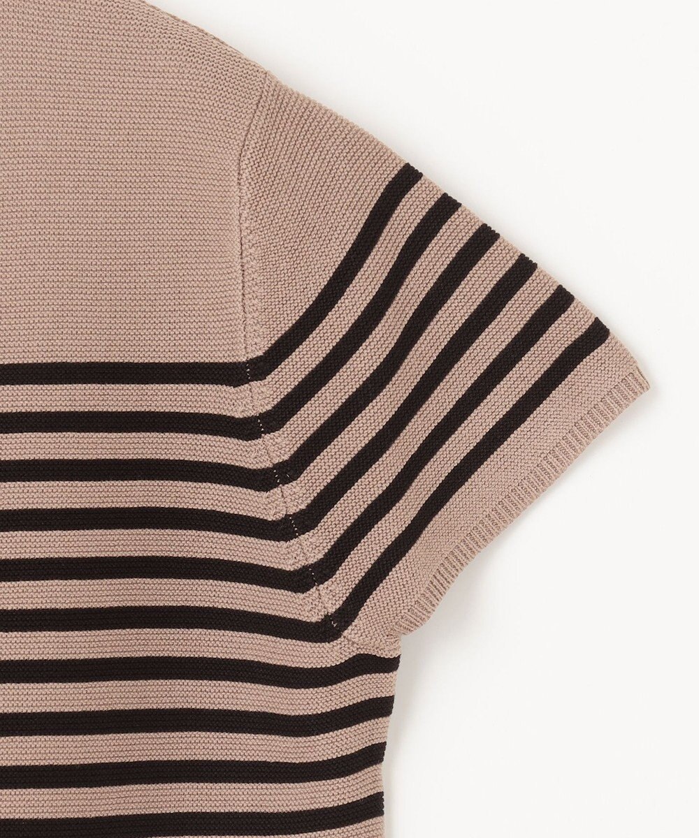 ANY クロップド丈ガーターニット 