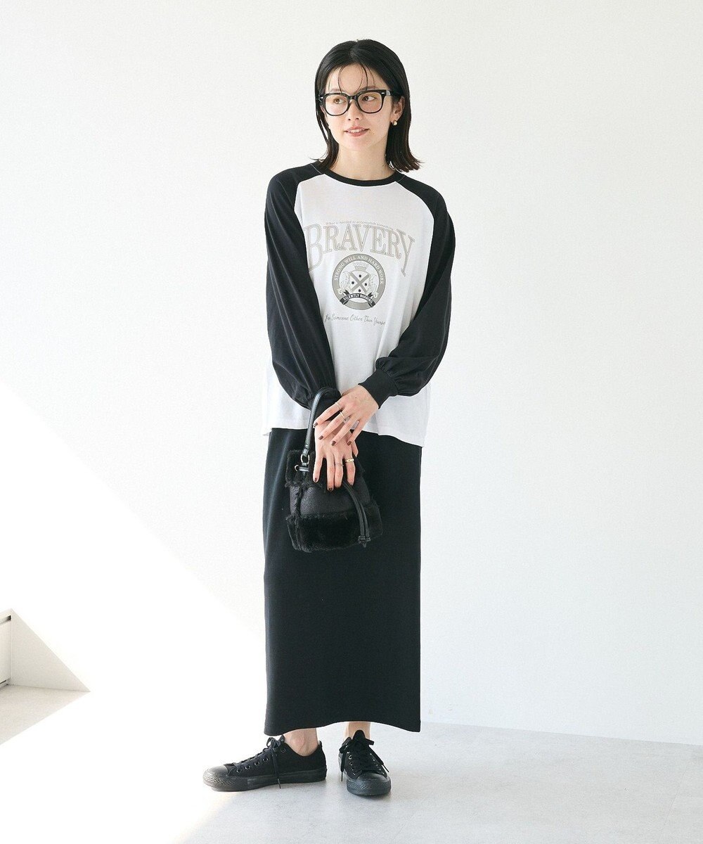 CRAFT STANDARD BOUTIQUE ラグランフロッキープリントＴｅｅ 