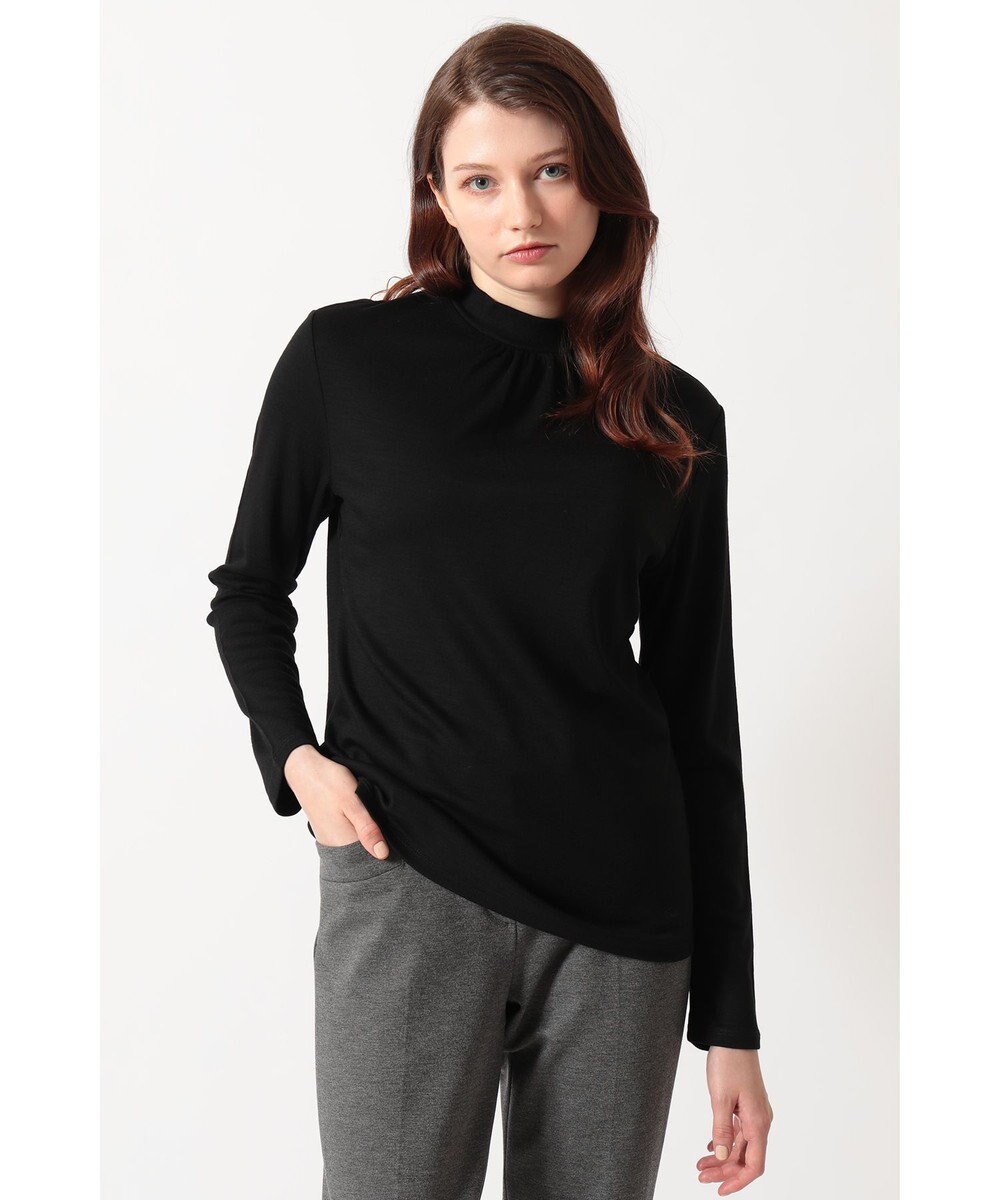 DAKS ウールスムース ハイネックカットソー 