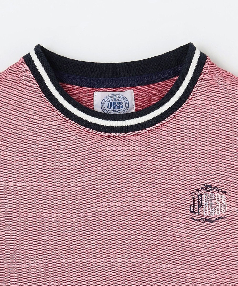 J.PRESS KIDS 【110-130cm】COOLMAX コンビボーダー リブＴシャツ 