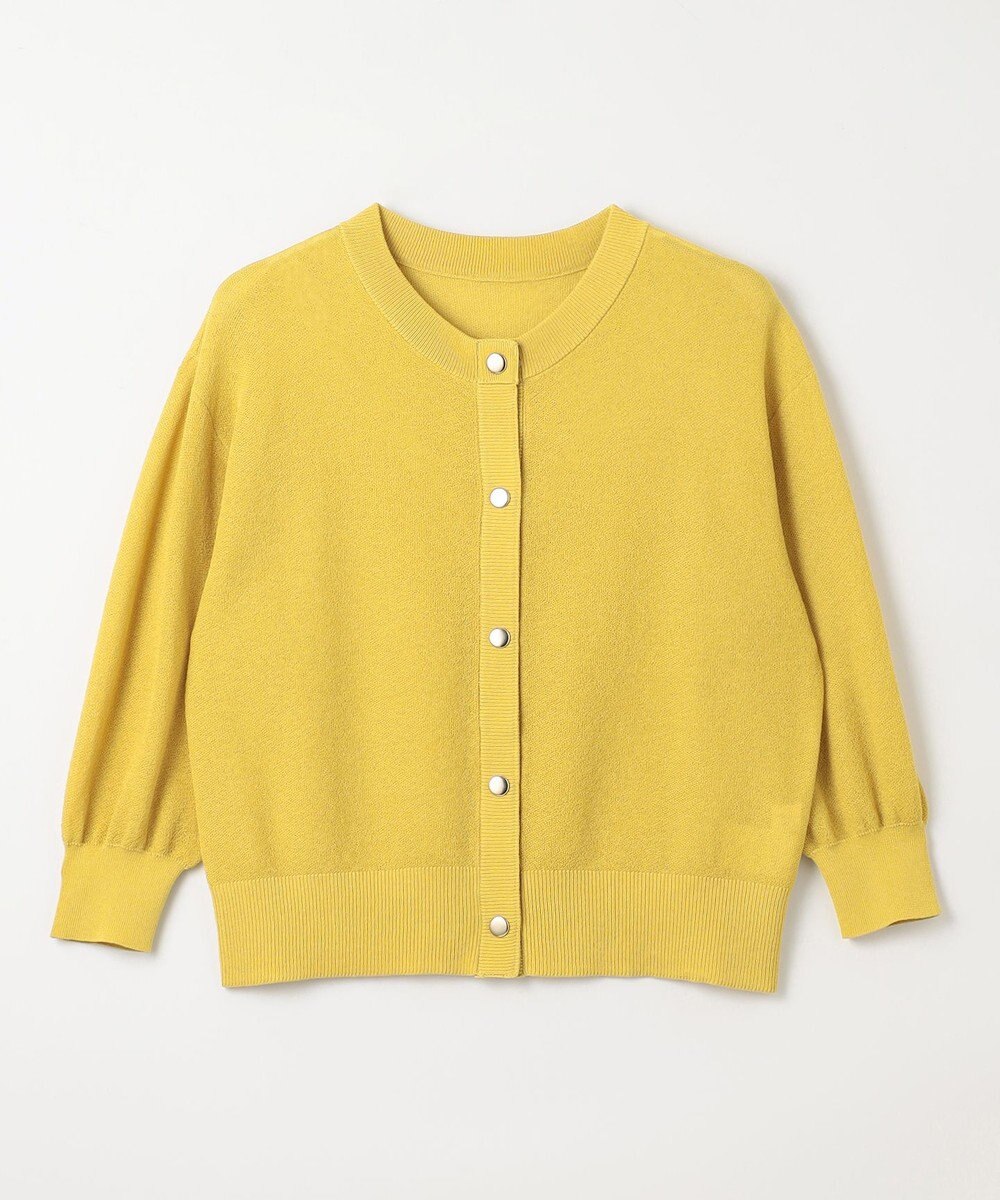 ANY シアーニットショートカーディガン 