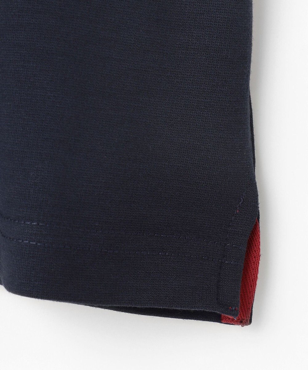 J.PRESS KIDS 【吸水速乾】【100-130cm】ポンチローマ トリコロール 切替Ｔシャツ 