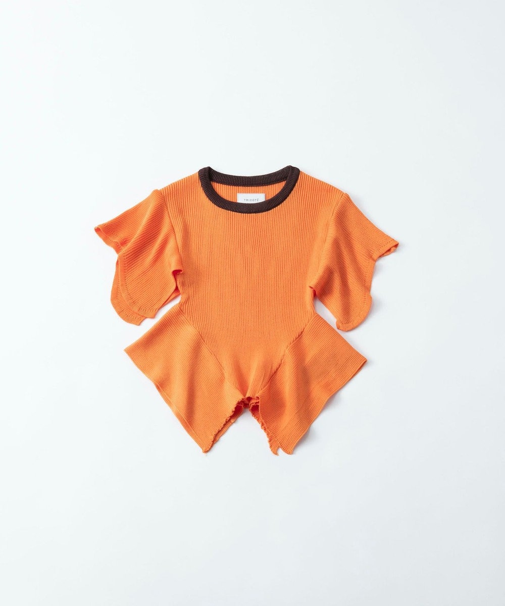 TRICOTE リブニット トップス 65ORANGE