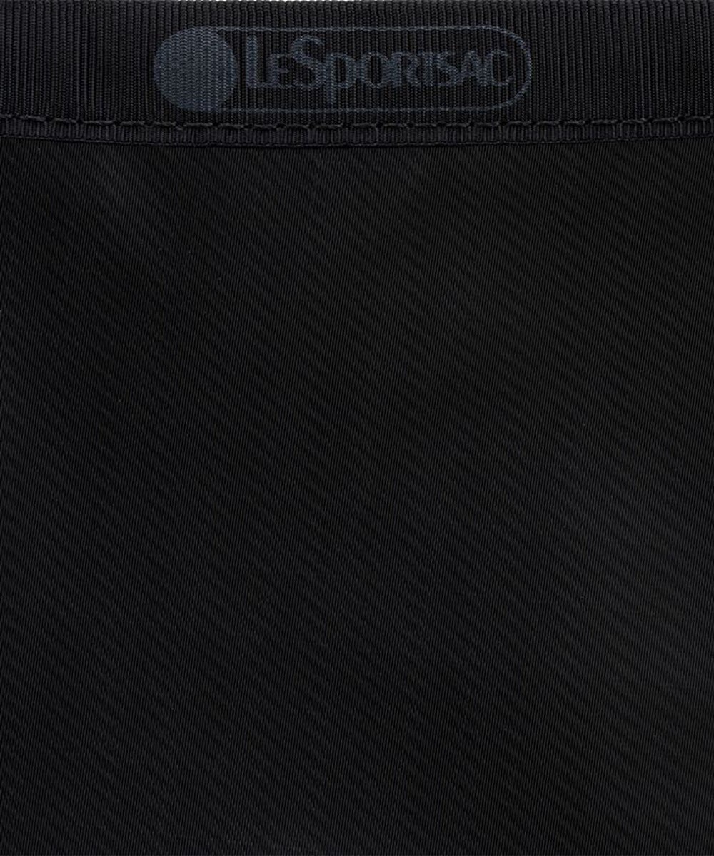 LeSportsac MEDIUM ZIP SHOULDER/ブラックシャイン 