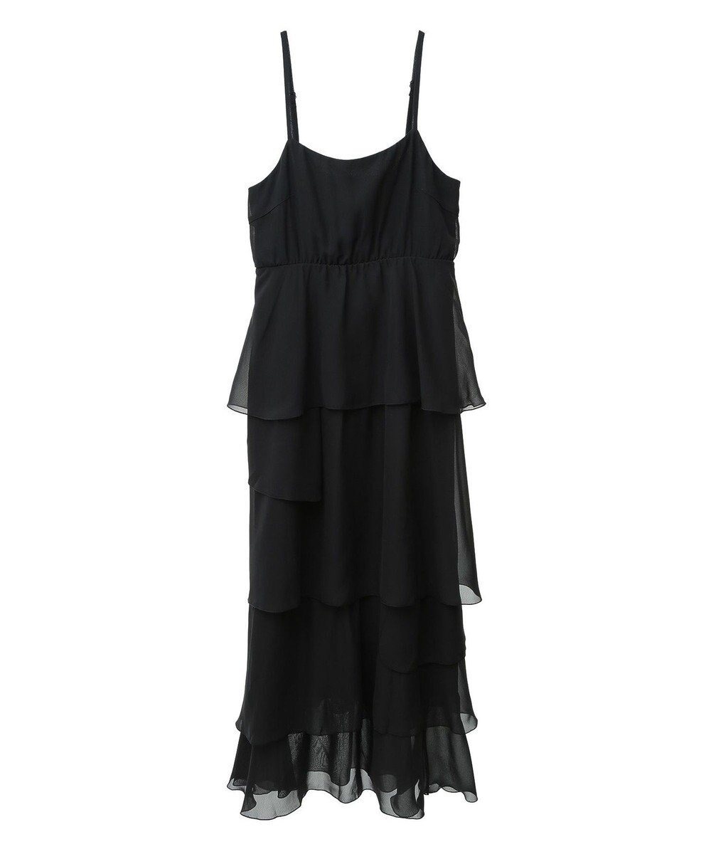 earth music&ecology アシンメトリーティアードワンピース 