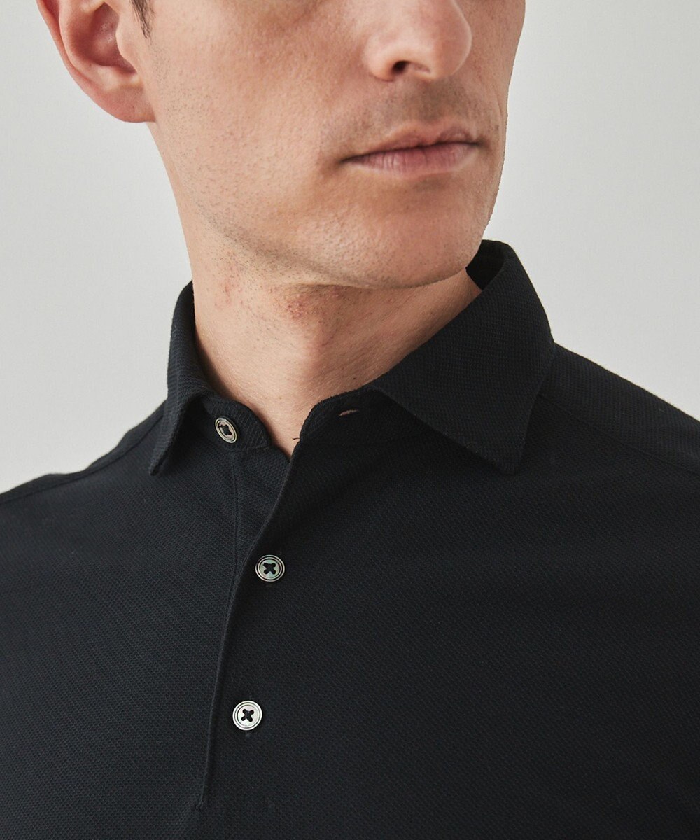 GOTAIRIKU 2年連続売上NO1【仕事で着られる】キレイめ 鹿の子ビズポロシャツ 