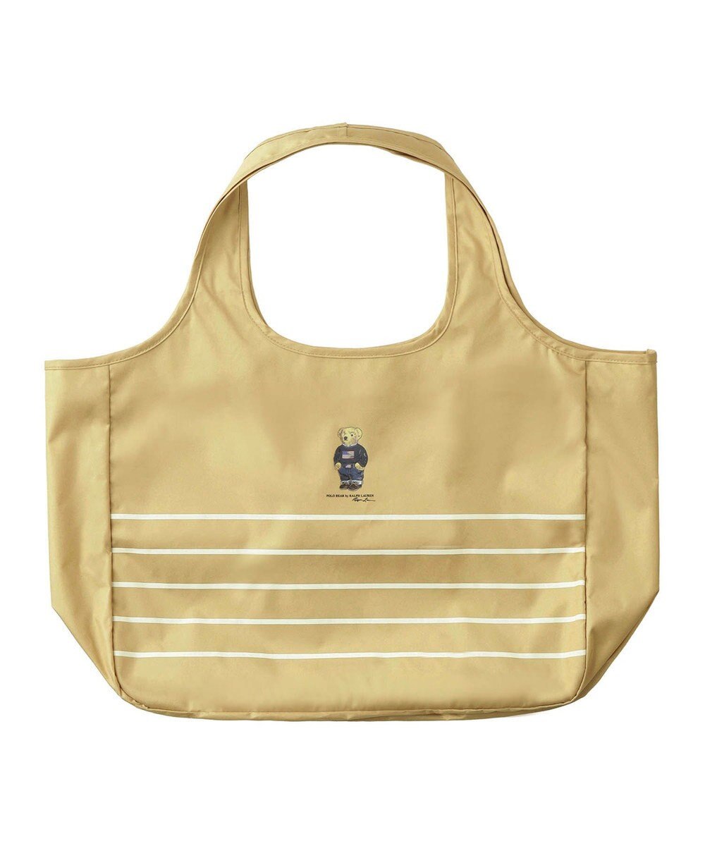 MOONBAT POLO RALPH LAURENRL ポーチ付きレインバッグ ワンポイントポロベア／撥水加工 