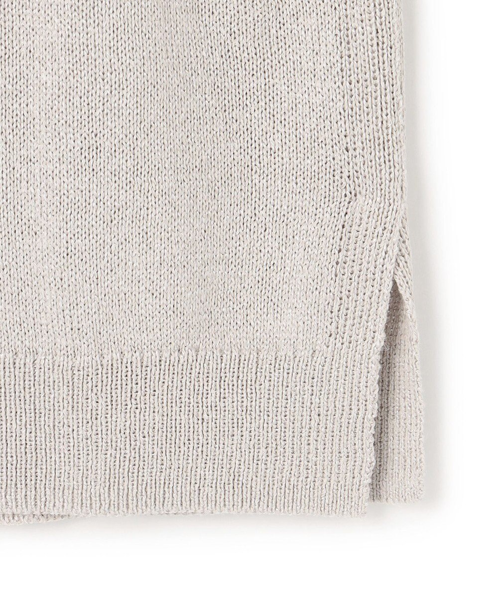 ICB L 【先行予約】 グロッシーペーパーブレンド クルーネックプルオーバー 