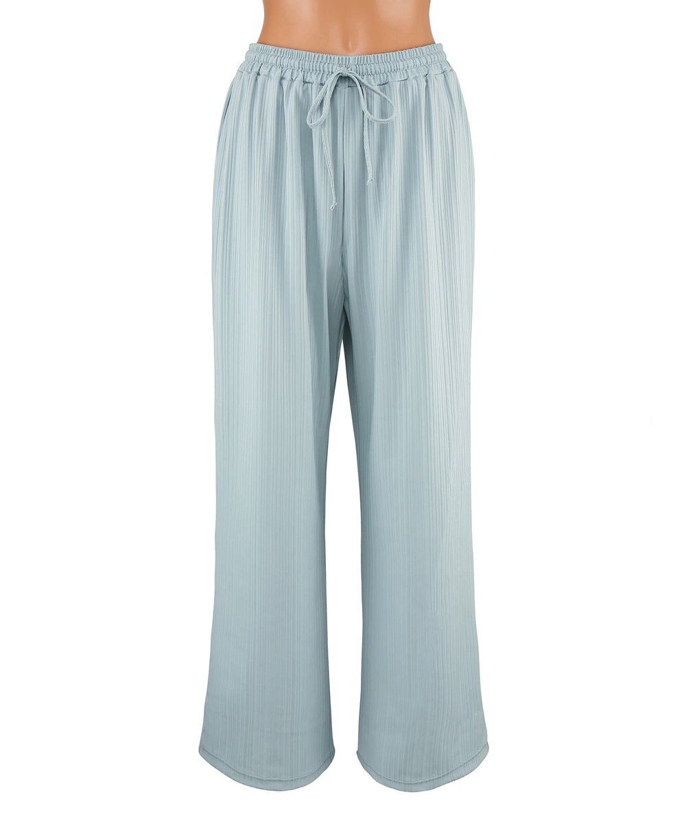 San-ai Resort（三愛水着楽園） ロングパンツセット水着　9M・11L【Coral veil（コーラルヴェール）】 