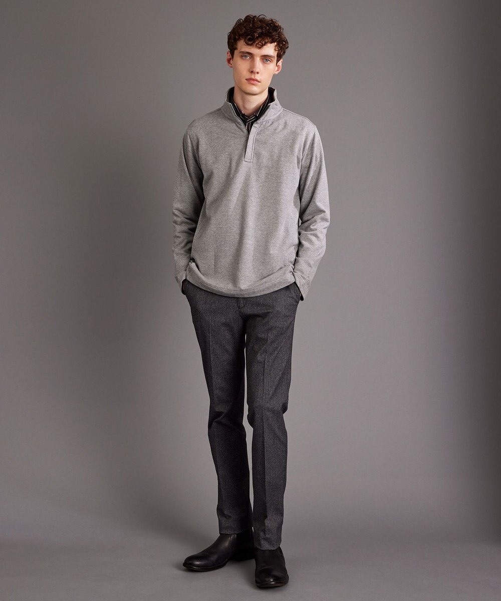 JOSEPH ABBOUD 【オーガニックコットン使用】オー ガニックコットンカラーストライプシャツ 