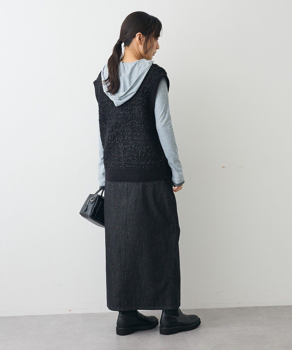 CRAFT STANDARD BOUTIQUE ツイード編みニットベスト 