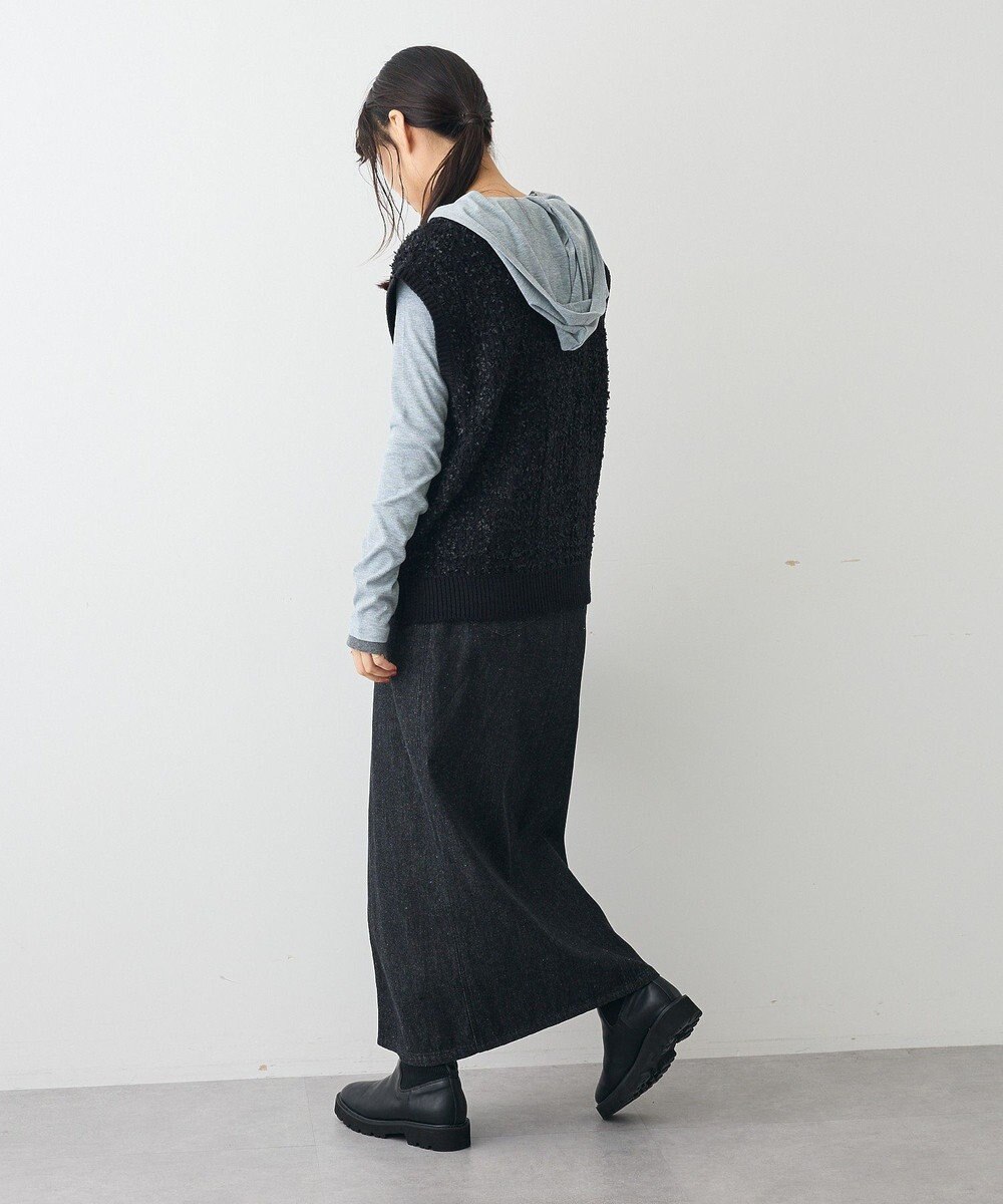 CRAFT STANDARD BOUTIQUE ツイード編みニットベスト 