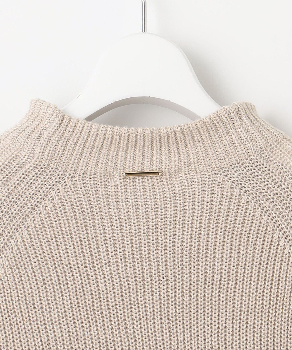 自由区 【洗える】コットンウールミドルゲージプルオーバー ニット 