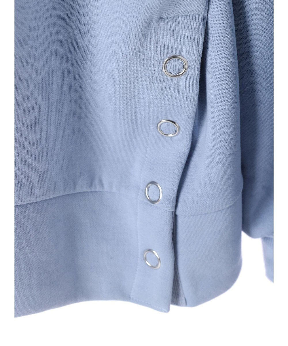 earth music&ecology サイドボタンダンボールプルオーバー 