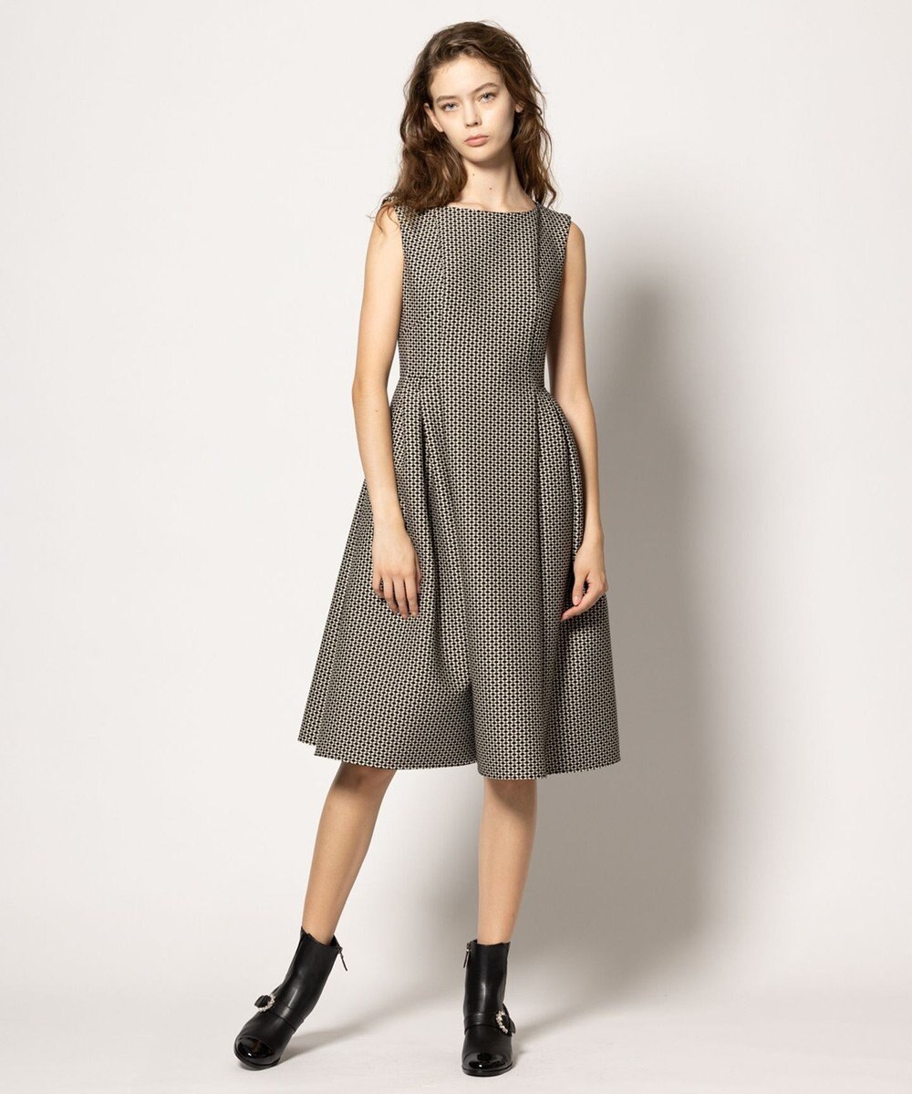 TOCCA 【洗える】GEOMETRIC FLOWER ドレス 