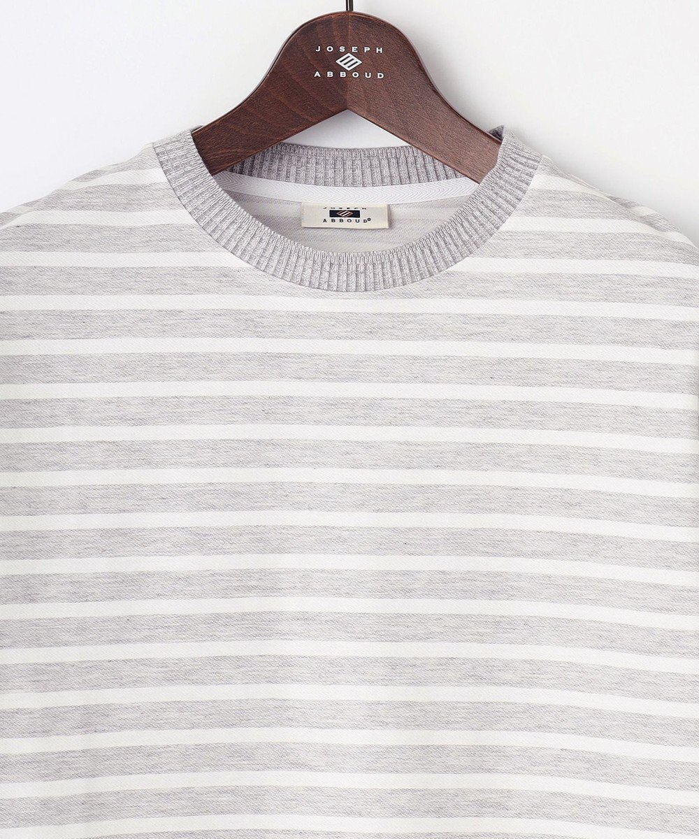 JOSEPH ABBOUD 【オーガニックコットン使用】インレーボーダー Tシャツ 