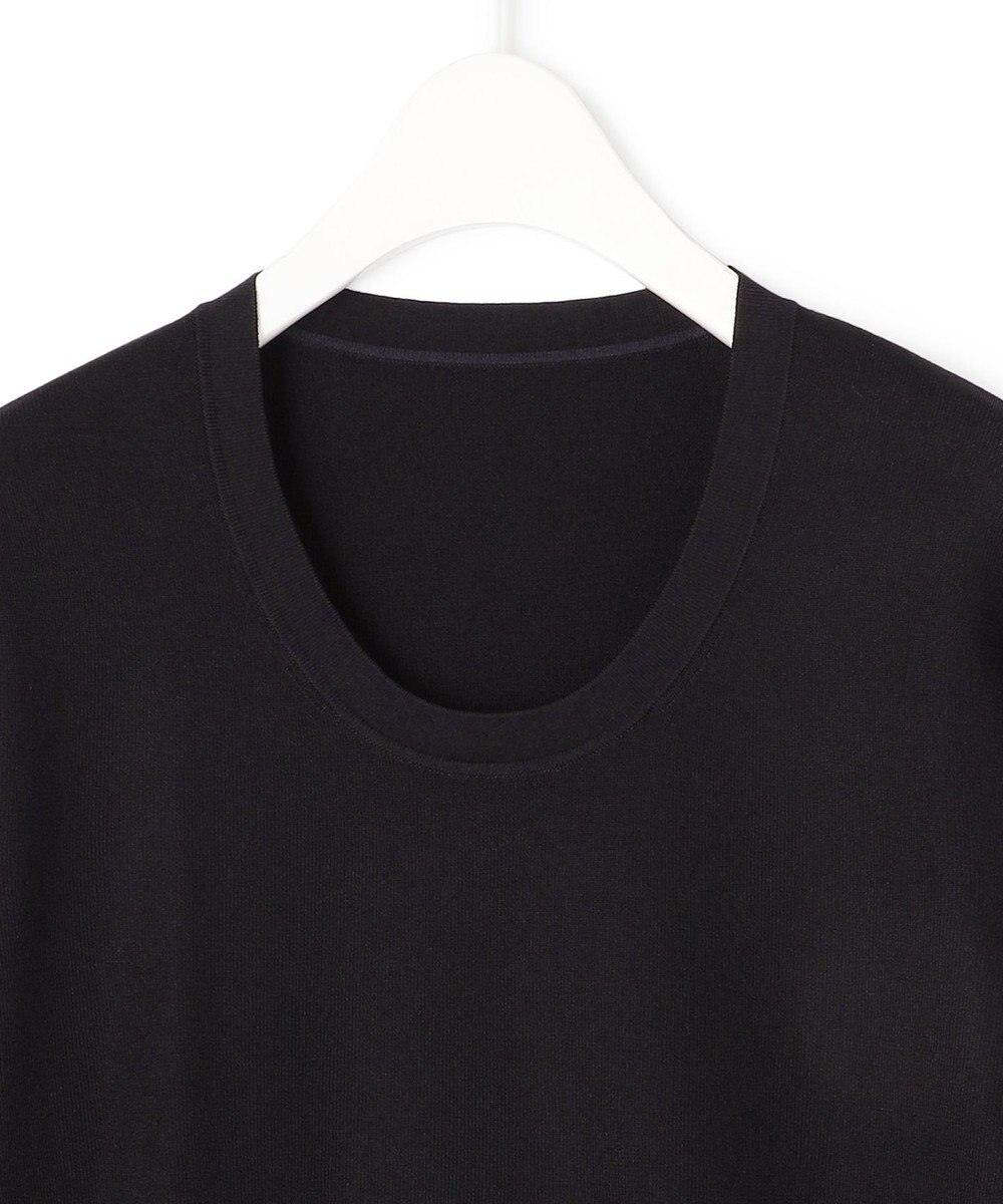 ICB L 【洗える】 シンセティックフルニードル クルーネックプルオーバー 