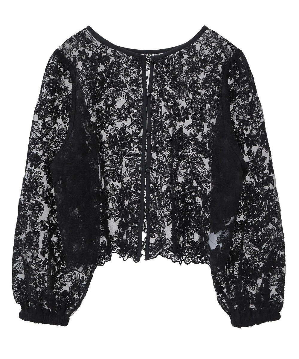 AMERICAN HOLIC 前後２WAYシアーレースブラウス 