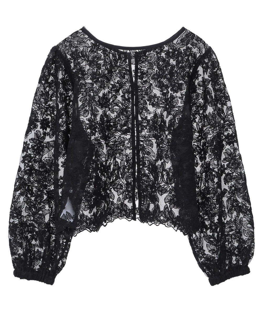 AMERICAN HOLIC 前後２WAYシアーレースブラウス 