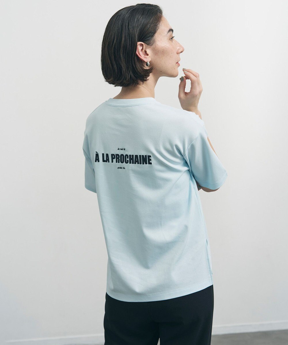 UNFILO L 【VERY掲載】BEAUTY FORM-T cotton ロゴ ハーフスリーブ Tシャツ 