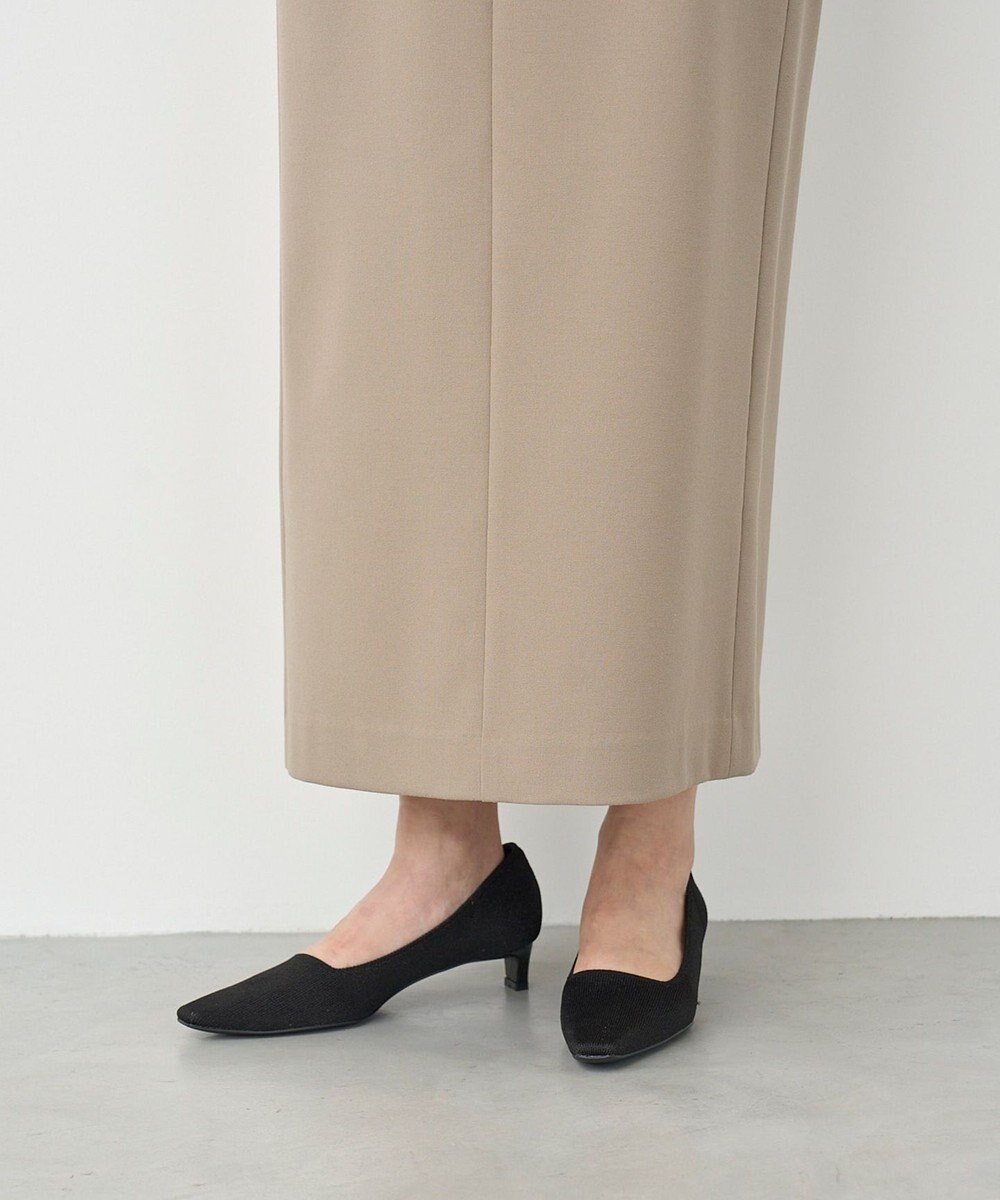 steppi 【洗える/撥水】スクエアトゥ パンプス 