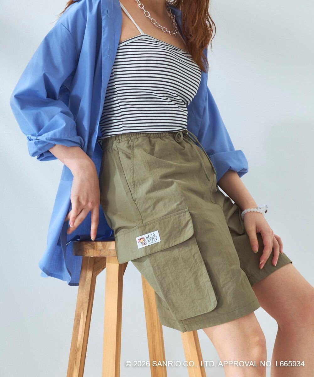 OP／FILA 【Ocean Pacific×ハローキティ】水陸両用ハーフパンツ 