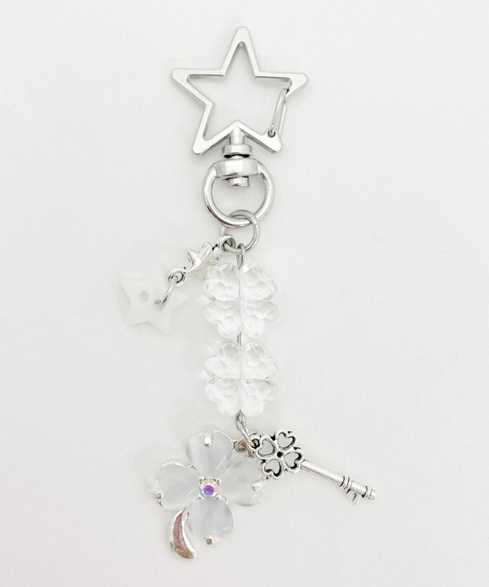 WEGO ビジュークローバービーズキーホルダー 