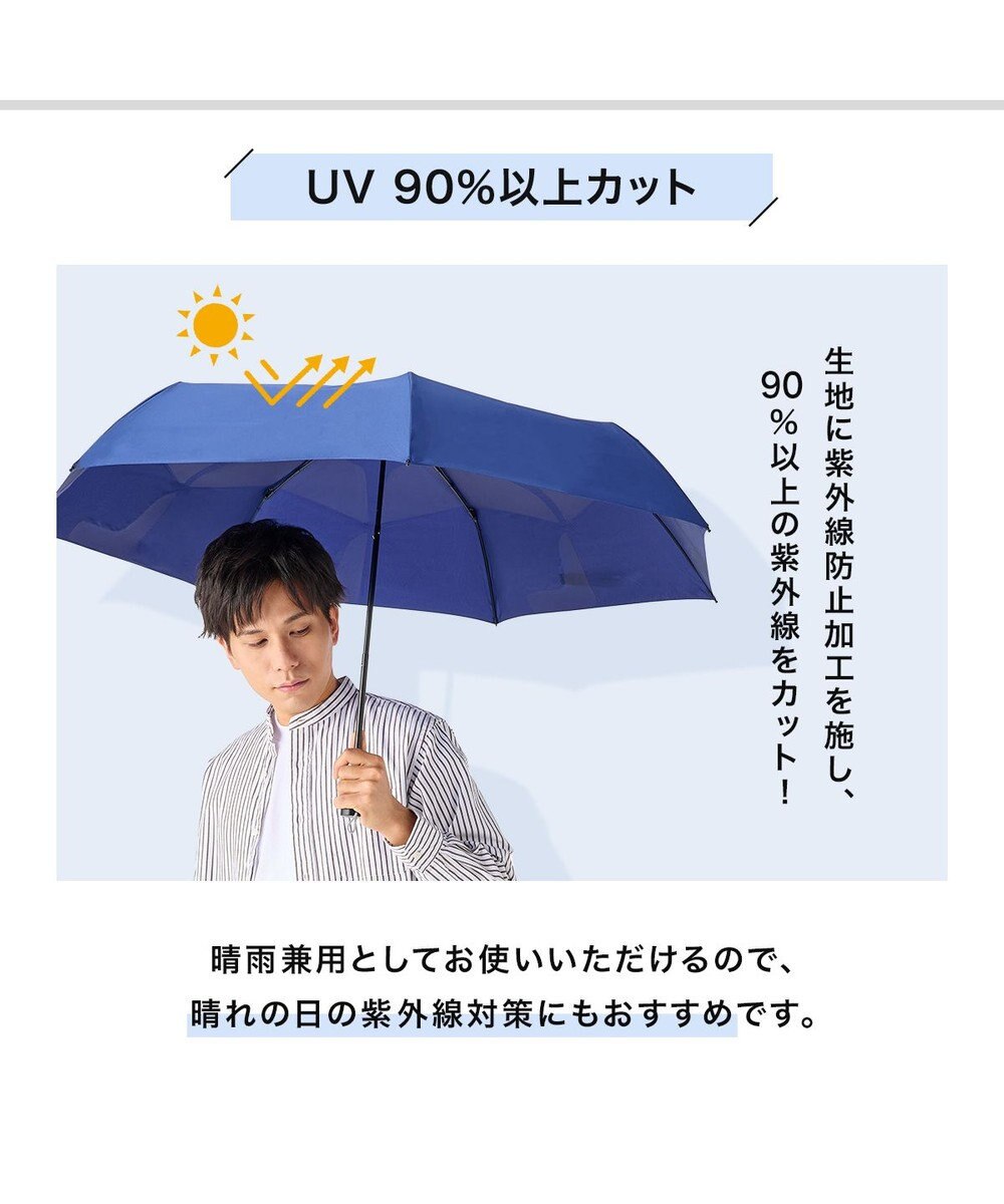 MOONBAT urawaza slim(ウラワザ スリム) 3秒でたためる傘 60cm 大きめ UV 