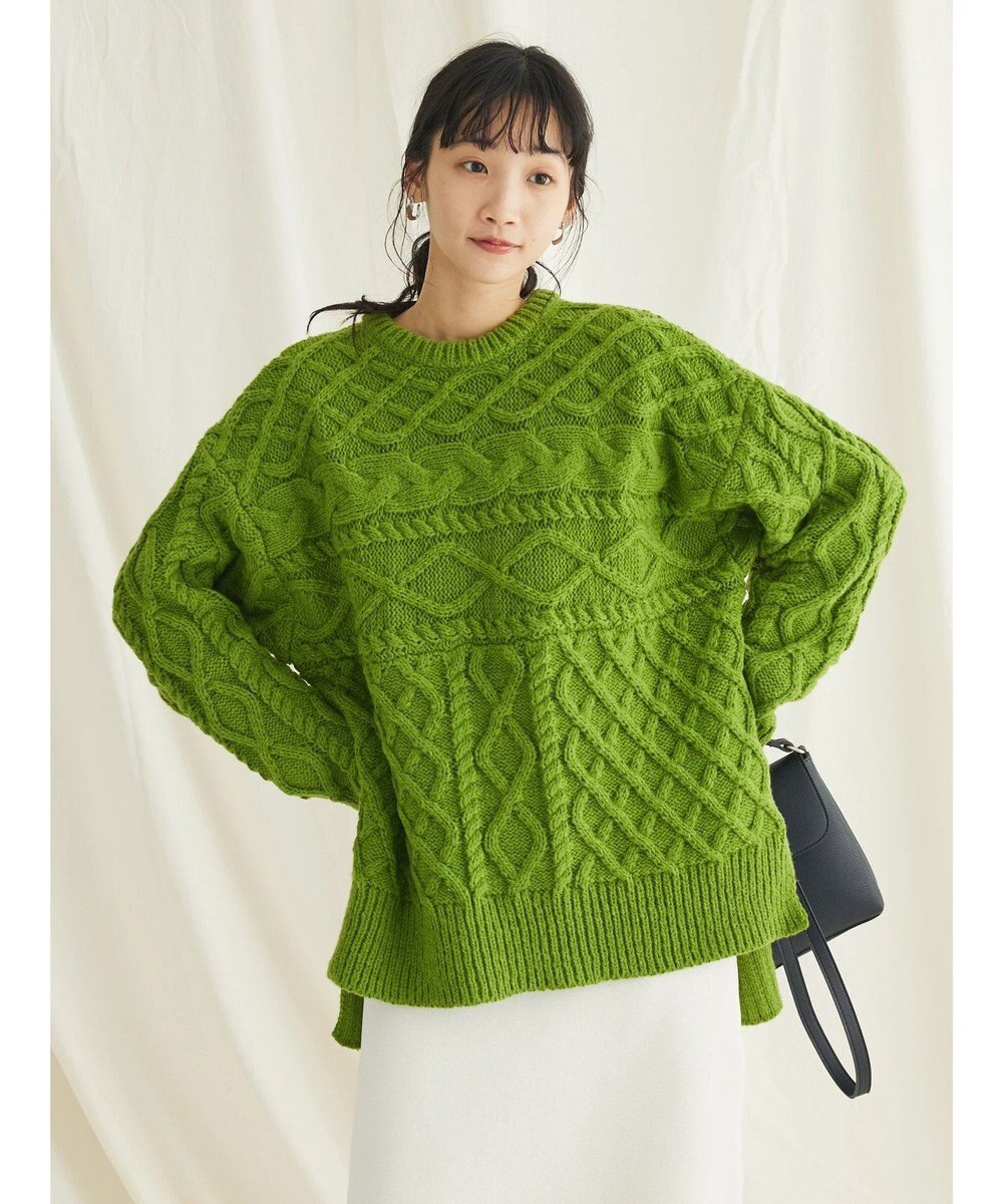 CRAFT STANDARD BOUTIQUE ブラッシングケーブルニット 