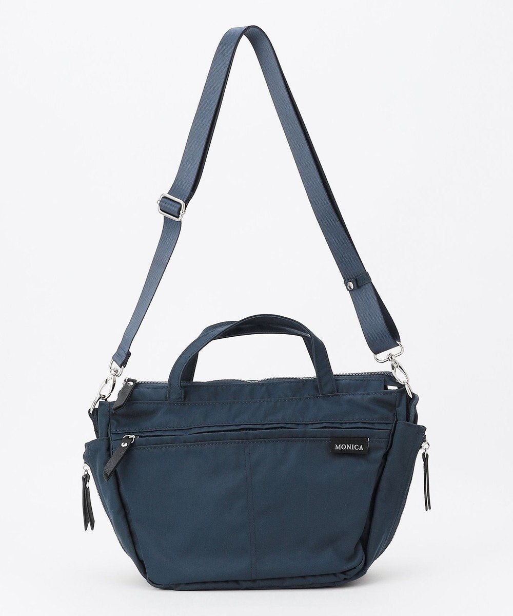 LA BAGAGERIE 【MONICA】サイドジップ2WAYトートバッグ 