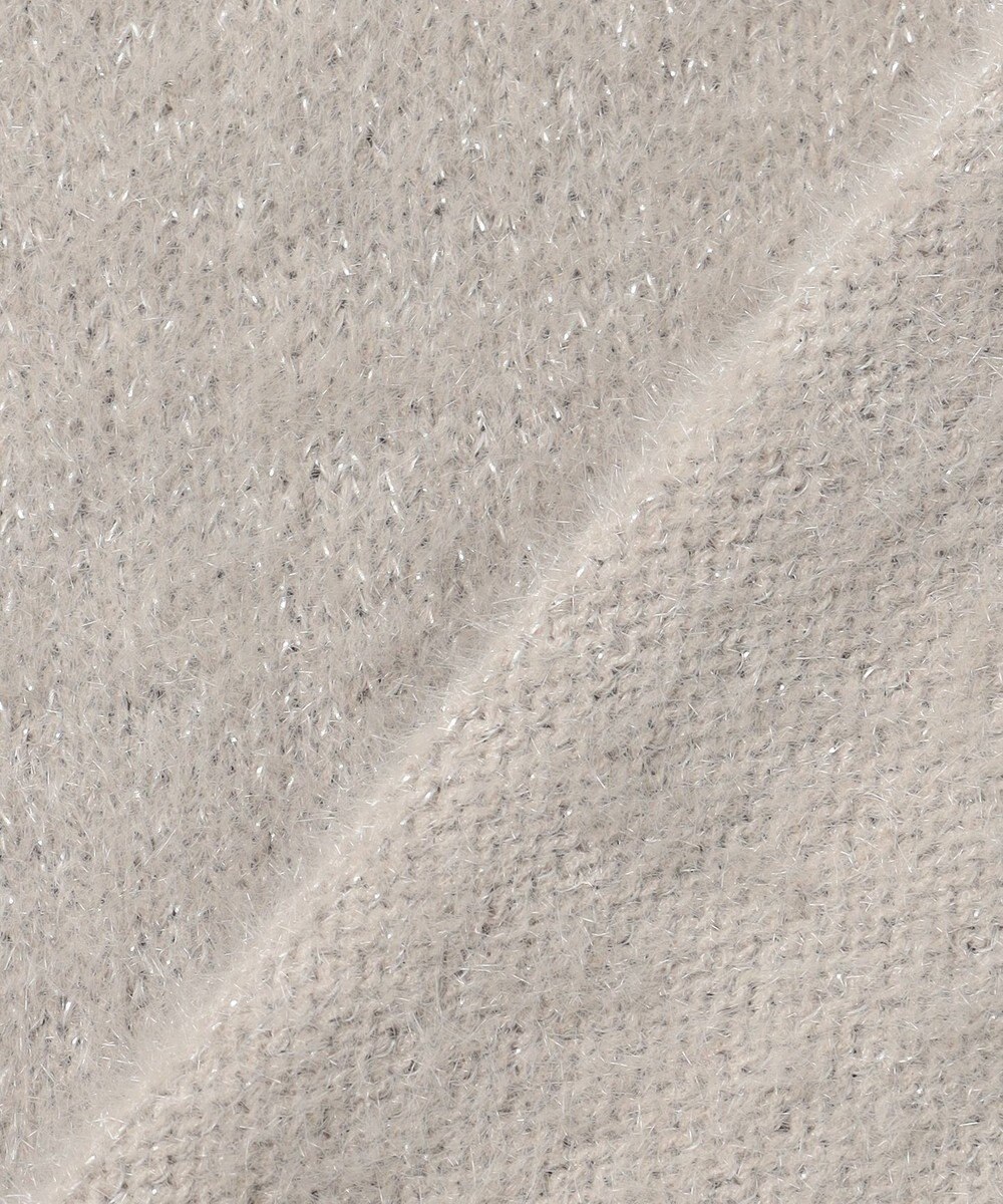 ANY SIS 【2SET】フェザー ニット × フロッキー スカート 