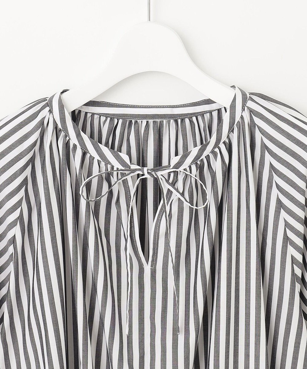 UNFILO 【洗える】イージーケア ボリュームスリーブブラウス 