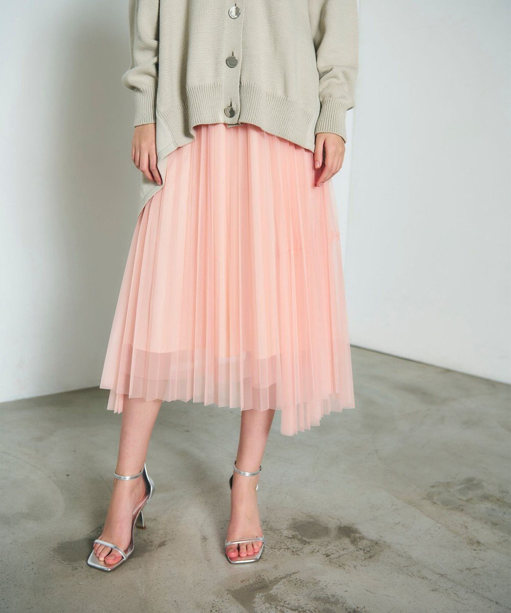 GRACE CONTINENTAL ティアードラップチュールスカート 