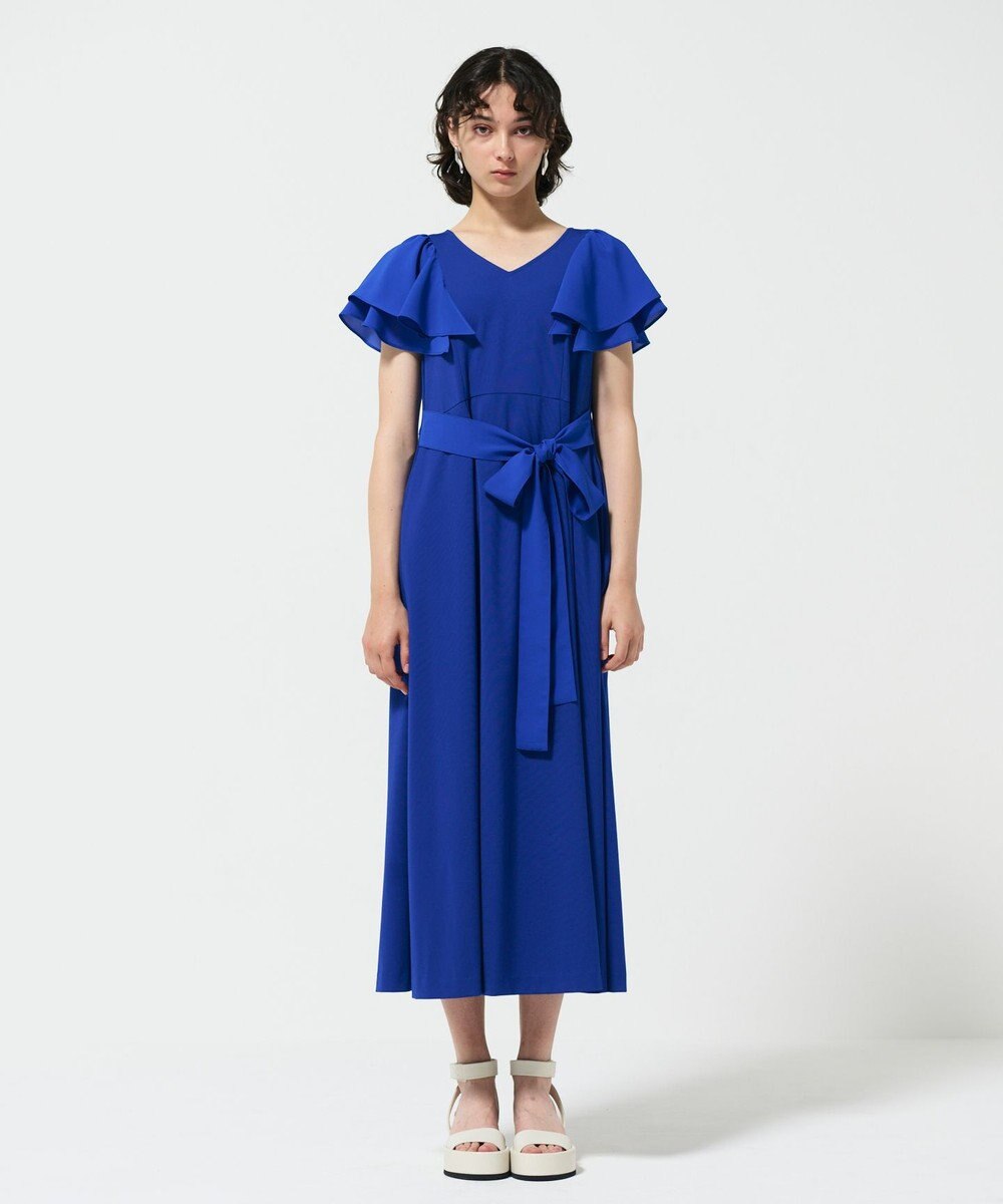 GRACE CONTINENTAL フリルスリーブカットワンピース 