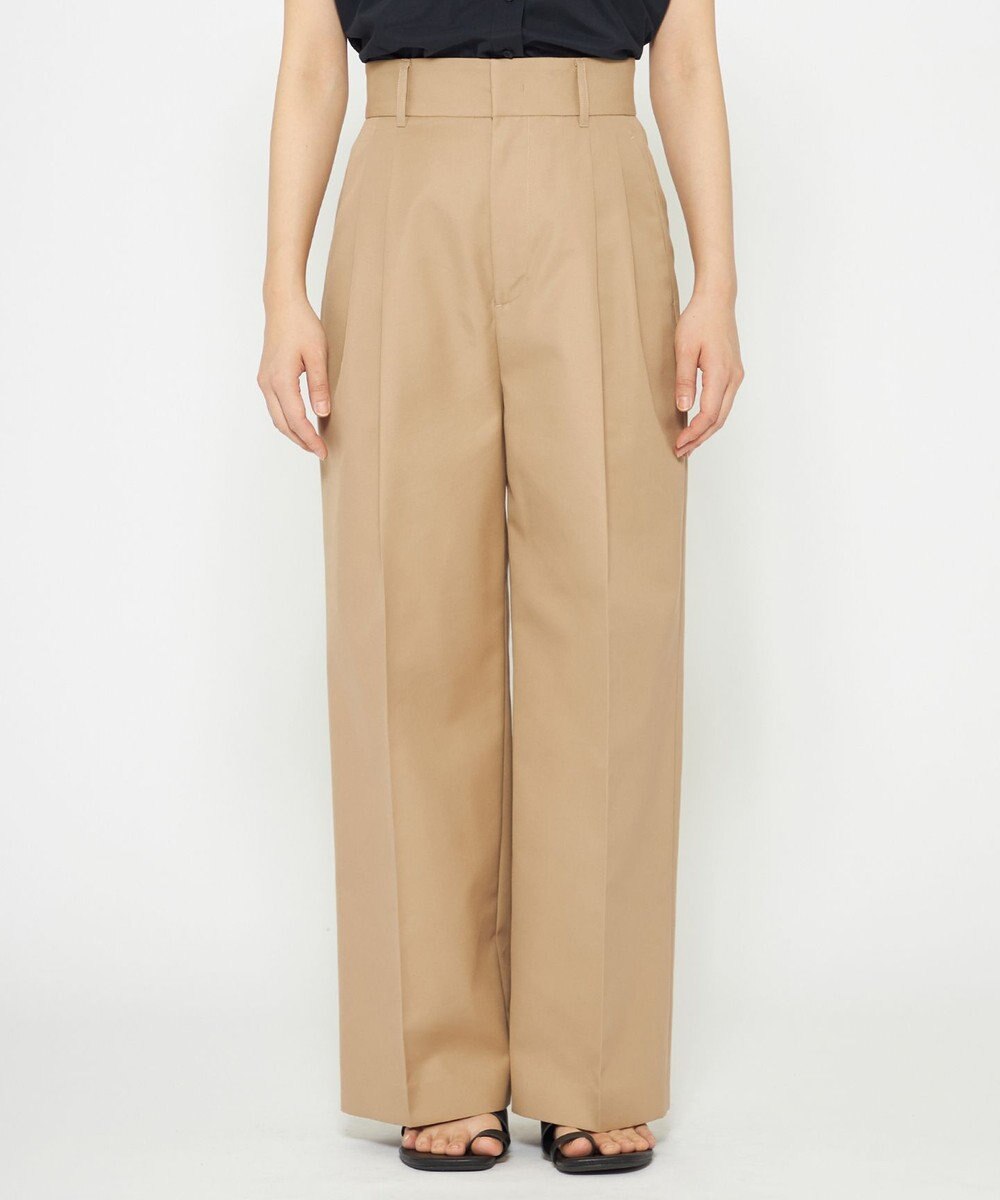 uncrave 【撥水・花粉防止・洗濯機洗い可】クリアツイル ワイドパンツ（uncrave STANDARD） 