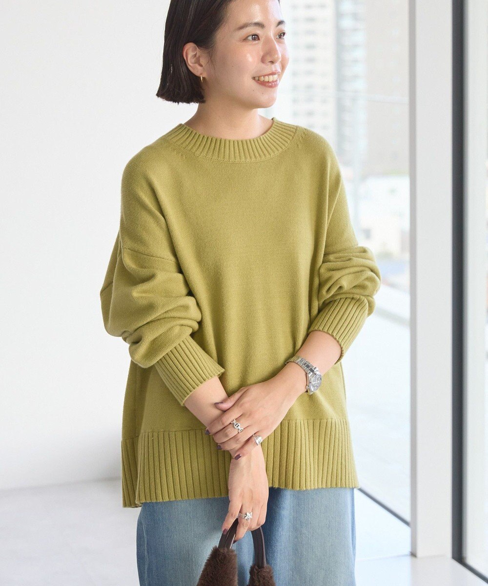 AMERICAN HOLIC バイパチモックネックニットプルオーバー 